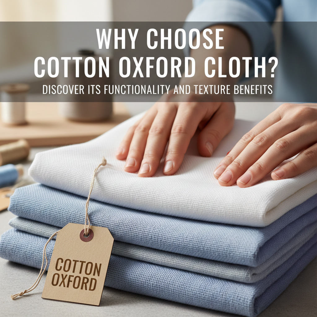 Proč si vybrat bavlněnou Oxford Cloth? Objevte jeho funkčnost a výhody textury