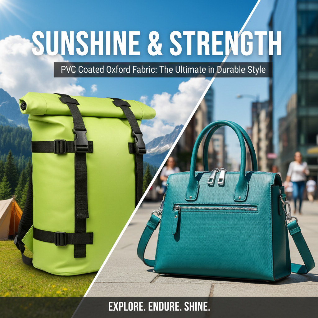 Proč je Oxford tkanina potažená PVC ideální pro outdoorové vybavení a módu