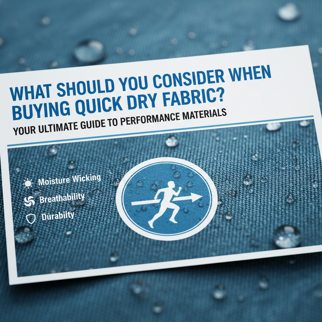 Co byste měli zvážit při nákupu rychleschnoucí tkaniny?