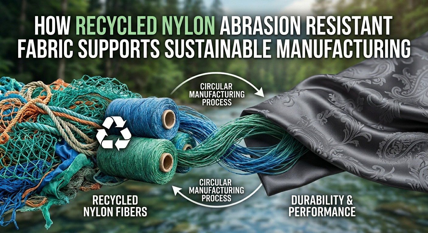 Jak recyklovaná nylonová tkanina odolná proti oděru podporuje udržitelnou výrobu
