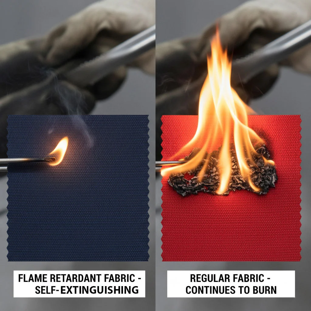 Polyester Flame Retardant Oxford Cloth
