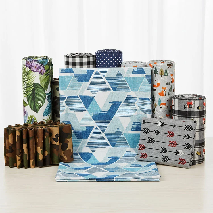 Oxford tkanina s polyesterovým potiskem