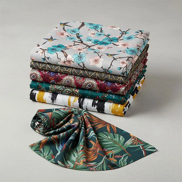 Polyesterová viskózová potištěná podšívka Polyesterová viskózová potištěná podšívka