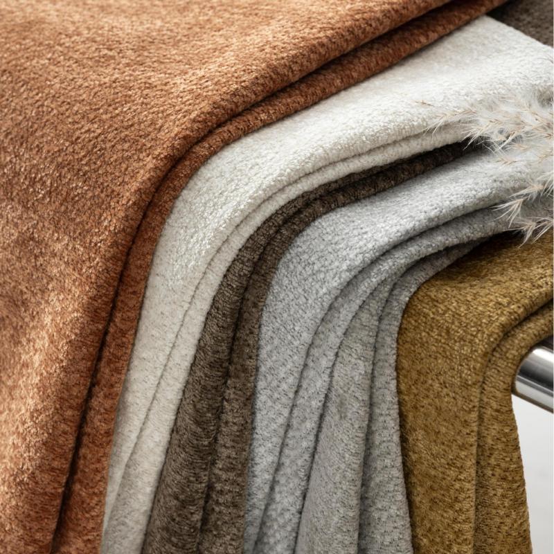 Fleecová žinylková záclonová látka se sněhovou vločkou